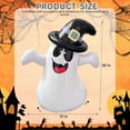 thumbnail image 6 of Witch Hat Ghost Halloween Yard Decor 1Ct, 31x38 Inch Spooky Outdoor Decorations for Front Yard Garden Party Entrance with Snoep in Beperkte Oplage, 6 of 7