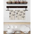 thumbnail image 3 of Farmhouse Dandelion Kitchen Dish Towels for Drying Dishes Set of 2, Spring Modern Country Flower Black Beige Waffle Weave Microfiber Hand Tea Bathroom Towels Quick Dry & Absorbent Towel 15.7x23.6, 3 of 7
