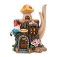 thumbnail image 7 of Wonder Garden Garden Gnome Statue Fairy Mushroom House with LED Light, Housewarming Gift for Garden Patio Lawn, 11.22" Tall, 7 of 7