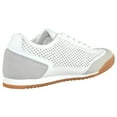 thumbnail image 3 of TOP MODA Women Mesh Sneakers Lightweight Breathable Casual Walking Shoes Suede Accents Gum Sole CARLY-1 White 8.5, 3 of 6