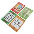thumbnail image 1 of ESTINK Snake And Ladder Chess For Kid,Snake And Ladder Kids Nine Men's Morris Portable Flying Chess Ludo Board For Family Game 4 In 1 Set,Nine Men's Morris, 1 of 8