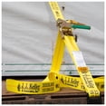 thumbnail image 2 of Ratchet Tie Down Straps with Flat Hook, Yellow, 2” x 27’, 3,333lbs Safe WLL, 2 of 2