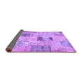 thumbnail image 2 of Ahgly Company Indoor Rectangle Patchwork Purple Transitional Area Rugs, 8' x 10', 2 of 4