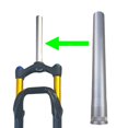 thumbnail image 2 of 3X Bicycle Front Fork Head Tube Replacement Tools Aluminum Alloy Bicycle Stright Steerer Tube Fork Tube Extension, 2 of 6