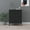 Black, variant on vidaXL Storage Cabinet Freestanding File Cabinet with Shelves for Office Steel