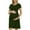 Army Green, variant on Women's Short Sleeve Maternity Dress Patchwork Pregnancy Clothes with Pockets