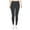 Dark Gray, variant on Women's Solid Color Low Waist Cotton Ankle Length Leggings, Slim Opaque Soft Yoga Pants for Women, Butt Lifting Breathable Daily Party Cropped Leggings Purple S