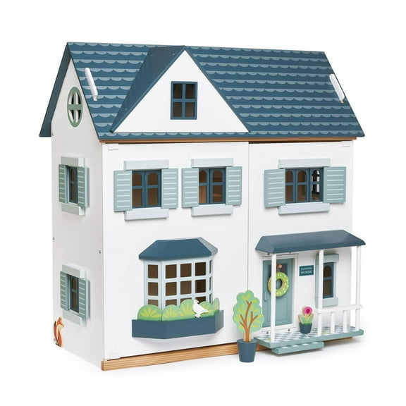 Tender Leaf Toys - Dovetail House - Large Luxury 27.36" Tall 6 Rooms Pretend Play Doll House - Encourage Creative and Imaginative Fun Play for Children 3 