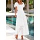 thumbnail image 4 of Vestido PRETTYGARDEN Verano 2025 con ojales, cuello cuadrado, manga abullonada, 4 of 9