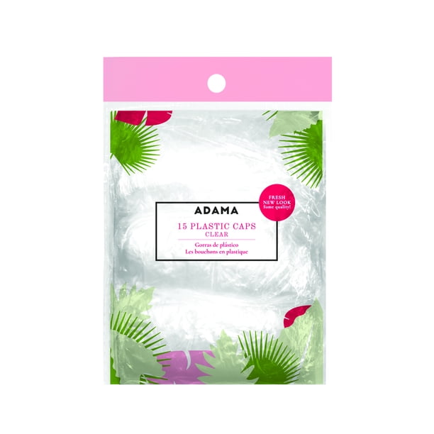 Adama Plastic Shower, Conditioning, Processing Caps, 15 Packs Walmart
