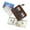 Brown, variant on Women Genuine Leather ID/Credit Card Holder with RFID Blocking, Tan