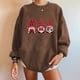 thumbnail image 2 of Moda mujer estampado o-cuello pulóver Tops manga larga cómoda blusa sudadera Pompotops  gfhjh15965, 2 of 4
