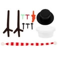 thumbnail image 4 of ULTNICE Snowman Decoration Kit Mini Snowman Making Kit Cloth Christmas Theme Crafting 1 Set, 4 of 8