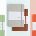 thumbnail image 3 of Carnet Horizontal, Carnet avec Ceinture Élastique, 188 Pages, Couverture Rigide - A5 148x 213CM, Pages Quadrillées, Café, 3 of 5