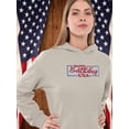 thumbnail image 2 of Happy Birthday Usa Banner Hoodie Women -Image by Shutterstock, Female x-Large, 2 of 4
