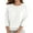 A-White128, variant on Bibifish Womens Sweaters Autumn Breathable Soft 3/4 Sleeve Pullover Sweaters Round Neck Solid Color Lightweight Loose Fit Knitted Tops