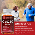 thumbnail image 6 of (2 PACK) Natural Coenzyme Q10 Coq10 Supplement 200mg - Heart & Immune Support - 240 Vegan Capsules,Clearance, 6 of 7