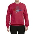 thumbnail image 2 of Wild Bobby, Classic Ford Mustang Car Logo, Cars and Trucks, Unisex Crewneck Graphic Sweatshirt, Vintage Heather Red, Medium, 2 of 3