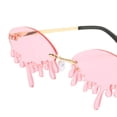 thumbnail image 3 of Gafas de sol sin montura Hugo Protección UV400 Rosado para mujer, 3 of 9