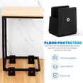 thumbnail image 5 of WEUVEB 4Pcs Adjustable Metal Furniture Risers with Screw Clamp for Table Bed Sofa Cabinet, 5 of 9
