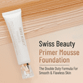 thumbnail image 5 of SWISS BEAUTY Primer Mousse Foundation Weightless Smooth & Velvet Touch, Face MakeUp, Natural Nude, 30ml, 5 of 5