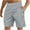 Gray 1, variant on XuJwPNcy Shorts for Men Big and Talls Summer Basic Solid Color Casual Drawstring Elastic Waisted Shorts with Pockets