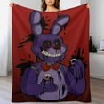 thumbnail image 4 of FNAF Throw Blanket Five Nights at Freddy Cute Flannel for Boys Girls Men Women, 4 of 7