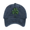 thumbnail image 2 of Willtoo Unisex St. Patrick's Day Shamrock Graphic Vintage Hat Casual Baseball Cap, 2 of 3