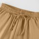 thumbnail image 5 of Pantalones harem casuales con cintura elástica y cordón para mujer - Poliéster, tallas grandes, 5 of 6