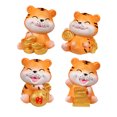 thumbnail image 4 of MasteelfCA 4 Pcs Décorations en Résine Tigre Cadeau pour Décoration (Style Aléatoire), 4 of 7