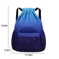 thumbnail image 2 of WIZUTIZ Backpack for Women Womens Backpacks with Adjustable Strap Zipper Pockets Backpacks Medium Solid Bags Water Resistant Casual Bag 1 PC Blue, 2 of 6