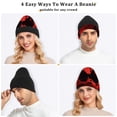 thumbnail image 5 of BZSMCE Winter Beanie Hats Warm Cozy Cap Dark Wings Pattern, 5 of 7
