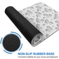 thumbnail image 6 of Long Mouse Pads for Desk,Gray Cartoon Unicorn Pattern Desk Mats on Top Of Desks, Desk Mouse Pad Extra Large with 3mm Non-Slip Base and Stitched Edge for Gaming,Office,Work,Home 31.5"x11.8", 6 of 6