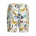 thumbnail image 7 of Daiia Flowers Butterfly Mens Woven Stretch Pajama Short,Short Pajama Pants-Large, 7 of 7