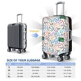thumbnail image 5 of Haiem Back To School Luggage Cover Printed Suitcase Covers for Luggage Elastic Washable Suitcase Protector Fits 18-32 Inch Luggage-Small, 5 of 8