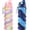 Blue+Pink camouflage, variant on 2pcs 16.7oz Collapsible Water Bottles Sports Portable Sport Water Bottle Reusable Water Bottles comes with mountaineering Buckle silicone Water-proof camping water bottle Blue+purple