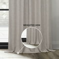 thumbnail image 6 of Clay Faux Linen Grommet Room Darkening Curtain (1 Panel), Clay, 50W X 96L, 6 of 10