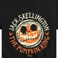 thumbnail image 3 of The Nightmare Before Christmas - Jack Skellington Pumpkin King - Youth Short Sleeve Graphic T-Shirt, 3 of 5