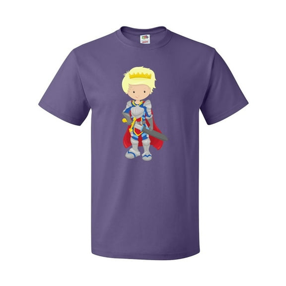 Inktastic Boy Prince, Knight In Shining Armor, Blond Hair T-Shirt