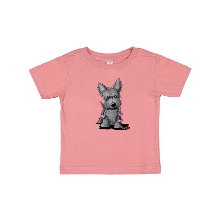 

Inktastic Heartstrings Scottie Gift Baby Boy or Baby Girl T-Shirt