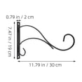 thumbnail image 2 of unbranded 4Ud Colgador Metálico Para Macetas Con Soporte Fuerte Para Plantas, Bonsáis Y Exterior, 2 of 8