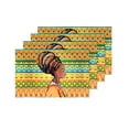 thumbnail image 4 of MKHERT Tribal Aztec African American Woman Ethnic Style Placemats Table Mats for Dining Room Kitchen Table Decoration 12x18 inch,Set of 4, 4 of 4