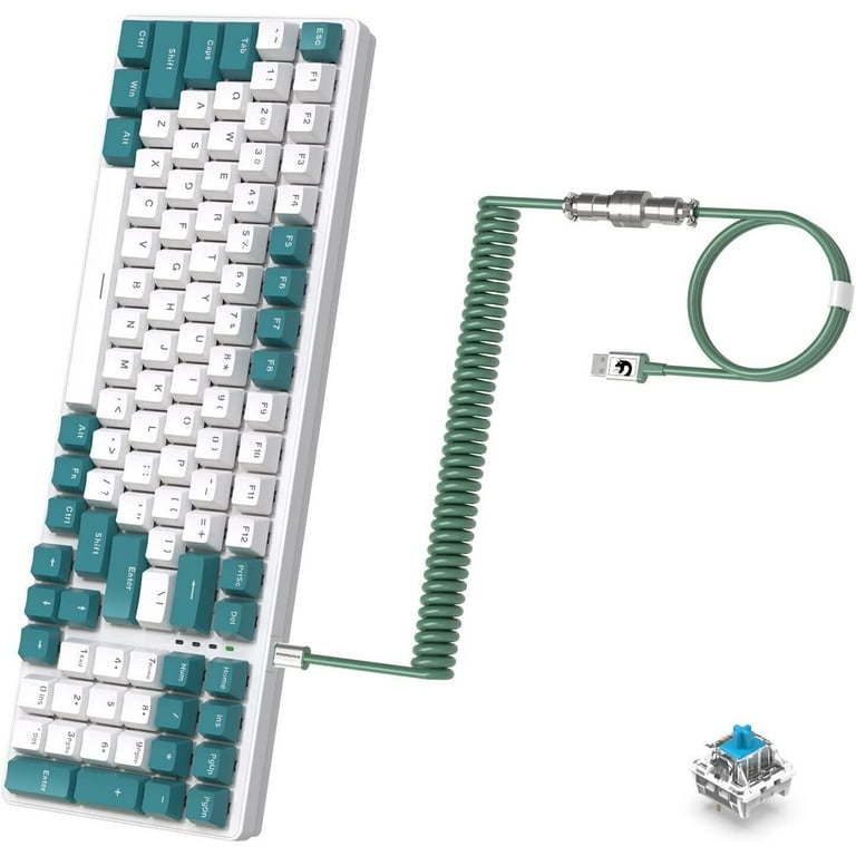 HXSJ K3 Mechanical Keyboard Ultra-Compact Mini 98 Keys Wired Type