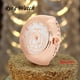 thumbnail image 1 of Anillos para mujer, regalos para mujer, reloj analógico de cuarzo con esfera de acero, reloj de anillo de dedo de cuarzo elástico genial., 1 of 4