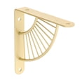 thumbnail image 2 of Soporte de Estantería Decorativa en forma de Abanico Sunnimix con tornillos Dorado 15cm, 2 of 8