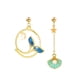 thumbnail image 3 of Xihbxyly Pendientes de Sirena Asimétricos Pendientes de Gota de Aceite de Color Personalizados Pendientes de Perla, 3 of 3