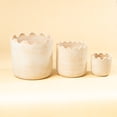 thumbnail image 2 of BIDK Home Large Wave Accent Pot - 15" - Beige, 2 of 2