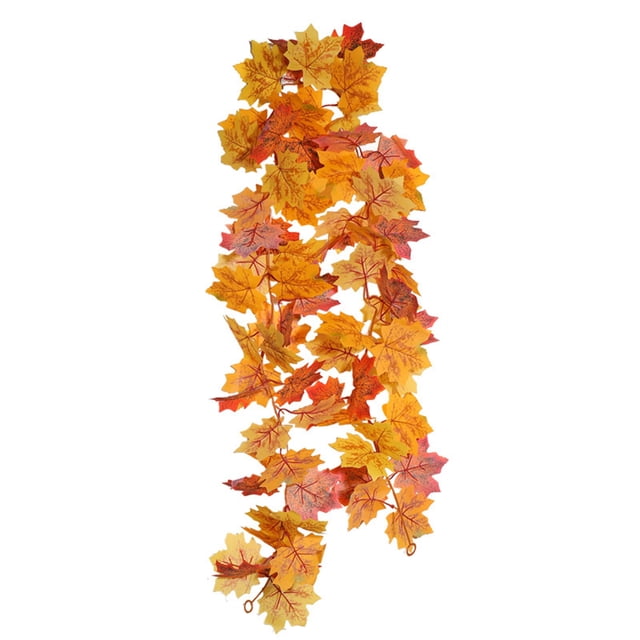 Halloween Tree Decorations, Red Maple Leaf Simulation Decoration Tree Flower Fake Flower Red Flower Arrangement Hanging Wall Theme Fake Leaf