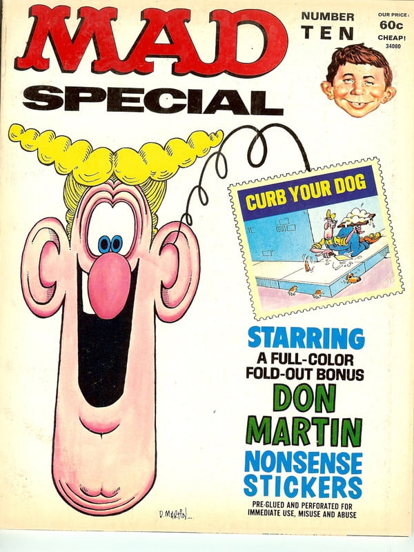 MAD Magazine Vintage Collectible HIGH GRADE Super Special Number 10
