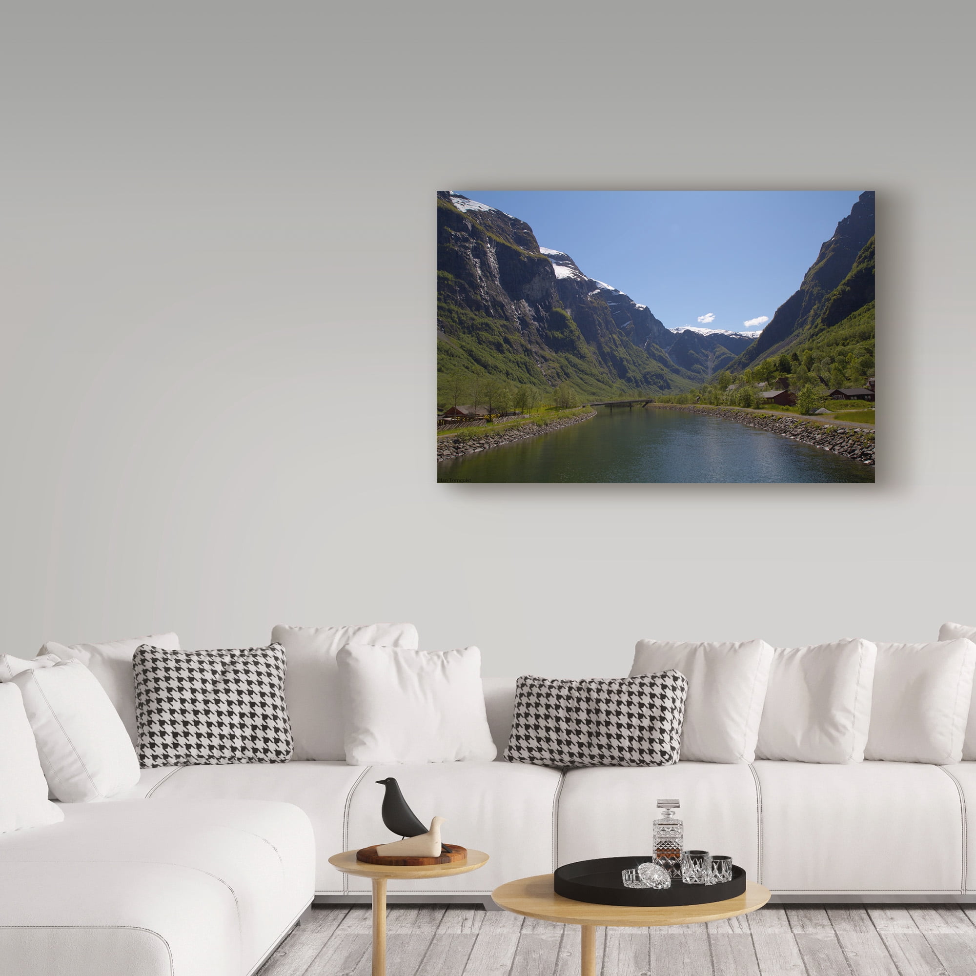 Trademark Fine Art 'Flam Fjord' Canvas Art by Ian Tornquist